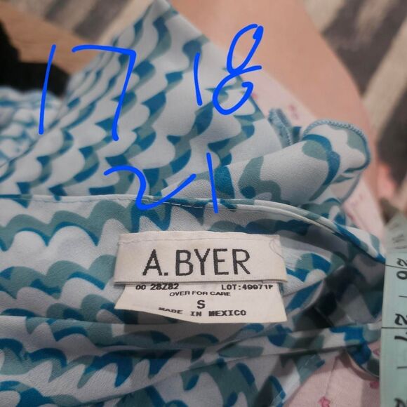 Vintage y2k 90s blue ruffle tiered sleeveless top - Picture 5 of 5